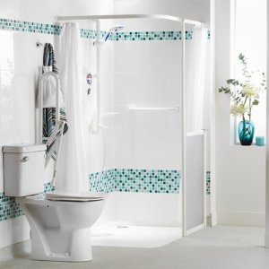 AKW Heavy Duty Shower Curtain - 1800 x 2000mm (24082) - main image 1