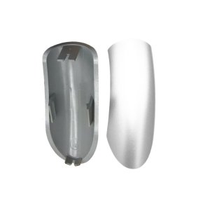 Aqualisa rail end cover (pair) - chrome (255704) - main image 1