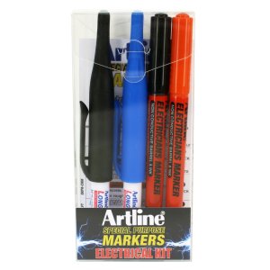 Artline Electricians Wallet 4 Pack - Assorted (EKPR ELECTRICIANS W4) - main image 1