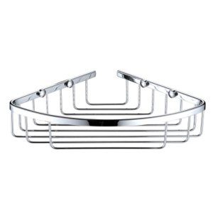 Bristan Closed Front Corner Fixed Wire Basket - Chrome (COMP BASK04 C) - main image 1