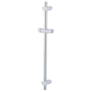 Bristan Evo Riser Rail with Adjustable Fixing Brackets - White/Chrome (EVC ADR01 WC) - main image 1