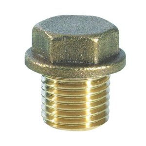 Comm 1/2" Flanged Brass Plug (10070423) - main image 1