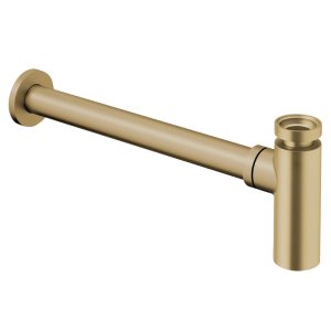 Crosswater 3ONE6 Tall Bottle Trap - Stainless Brushed Brass (TS0402SF) - main image 1