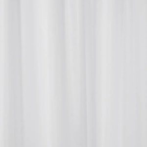 Croydex 2000mm x 2000mm high performance/professional textile shower curtain - white (GP85107) - main image 1