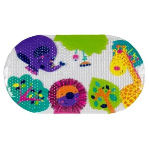 Croydex Animal Kingdom Bath Mat - Multi Coloured (AH240000H) - main image 1