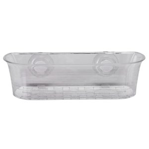 Croydex Press 'N' Lock Long Basket - Clear (PA120632) - main image 1