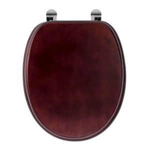Croydex Solid Wood Toilet Seat - Mahogony (WL515241) - main image 1