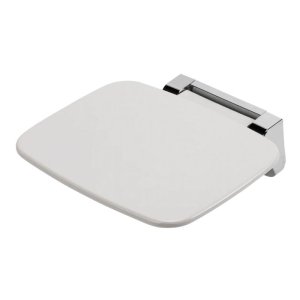 Croydex White and Chrome Shower Seat (AP120122) - main image 1