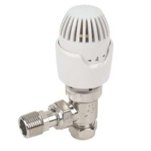 Drayton Angled Thermostatic Radiator Valve - 15mm (809015) - main image 1