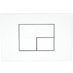 Fluidmaster T-Series Tile Dual Flush ABS Plate - White (P45-0130-0240) - main image 1