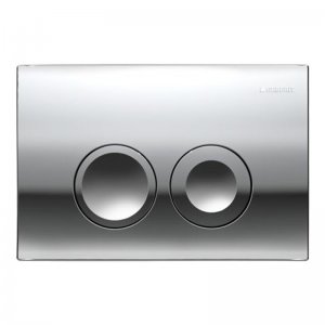 Geberit Delta21 Dual Flush Plate - Gloss Chrome (115.125.21.5) - main image 1