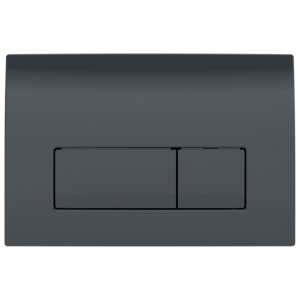 Geberit Delta50 Dual Flush Plate - Matt Black (115.119.14.1) - main image 1