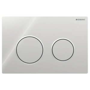 Geberit Kappa21 Dual Flush Plate - Gloss/Matt Chrome (115.240.KH.1) - main image 1