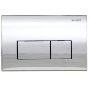 Geberit Kappa50  Dual Flush Plate - Gloss Chrome (115.260.21.1) - main image 1