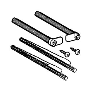 Geberit Set of Actuator Rods for Alpha Concealed Cistern (244.879.00.1) - main image 1