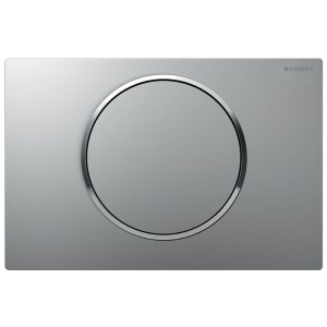 Geberit Sigma10 Stop-And-Go Flush Plate - Matt Chrome (115.758.JQ.5) - main image 1