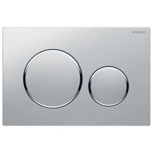 Geberit Sigma20 Dual Flush Plate - Matt Chrome (115.882.JQ.1) - main image 1