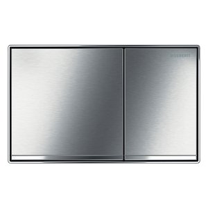 Geberit Sigma60 dual flush plate - brushed chrome (115.640.GH.1) - main image 1