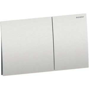 Geberit Sigma70 Dual Flush Plate - Square - Brushed Stainless Steel (115.622.FW.1) - main image 1
