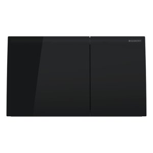 Geberit Sigma70 flush plate - black glass (242.813.SJ.1) - main image 1