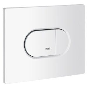 Grohe Arena Cosmopolitan Dual Flush Plate - White (38858SH0) - main image 1