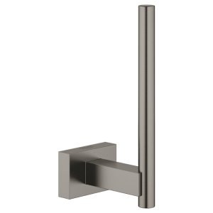 Grohe Essentials Cube Toilet Paper Holder - Brushed Hard Graphite (40623AL1) - main image 1