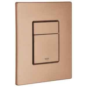Grohe Skate Cosmopolitan Dual Flush Plate - Brushed Warm Sunset (38732DL0) - main image 1