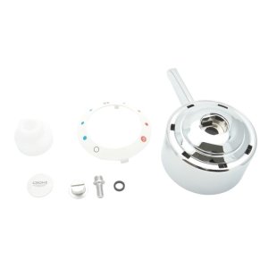 Grohe Avensys control handle assembly - chrome/white (47595IL0) - main image 1