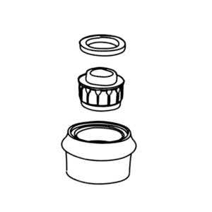 Hansgrohe aerator M22x1 (25 litres/min) (98575000) - main image 1