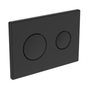 Ideal Standard Dual Flush Plate for Conceala Cisterns - Black (S1082A6) - main image 1