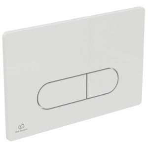 Ideal Standard Oleas M1 Mechanical Dual Flush Plate - White (R0115AC) - main image 1