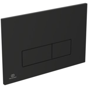 Ideal Standard Oleas M2 Mechanical Dual Flush Plate - Silk Black (R0121A6) - main image 1