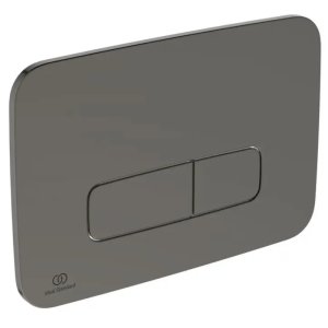 Ideal Standard Oleas M3 Mechanical Dual Flush Plate - Magnetic Grey (R0459A5) - main image 1