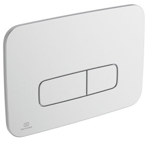 Ideal Standard Oleas M3 Mechanical Dual Flush Plate - Matt Chrome (R0123JG) - main image 1
