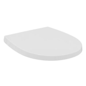 Ideal Standard TIRSO Universal Wrapover Oval Toilet Seat & Cover - SmartGuard White (E3355HY) - main image 1