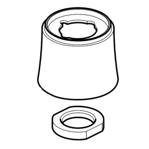 Mira Infuse outlet shroud and nut assembly (1660.169) - main image 1