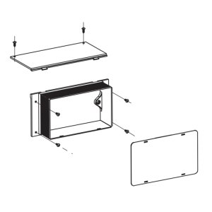 Protection Box / Tile Guide for 820/980mm (from Jan2016) Cistern/Frame (ABSP-20-0084) - main image 1