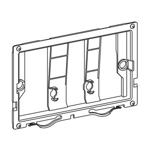 Push Plate Bracket for TREND2 ISO2 Flush plates and Newer Cisterns (ABSP-20-0060) - main image 1