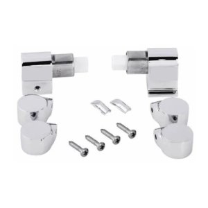 Roca Replacement Soft Close Toilet Seat Hinge Set & Dampers Chrome Brass - Happeniong Senso/New Clas (AI0001200R) - main image 1