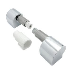 Roca Replacement The Gap Soft Close Toilet Seat Hinge Set - Chrome (AI0012400R) - main image 1