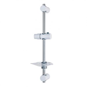 Triton Lewis Riser Rail Kit/Shower Rail Set - White/Chrome (TSKLEWWC) - main image 1