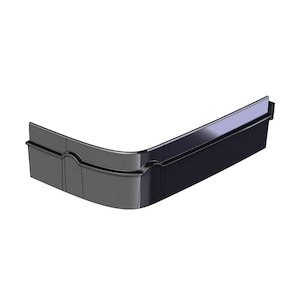 Triton T80Z Thermostatic bottom right trim plate - black (7054196) - main image 1