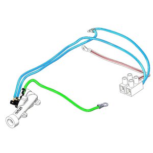 Triton terminal block, outlet pipe and wires (S12111000) - main image 1