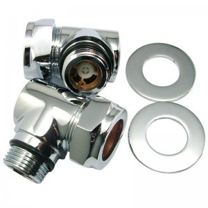 Ultra inlet elbow & non return valve chrome (SA30918S) - main image 1
