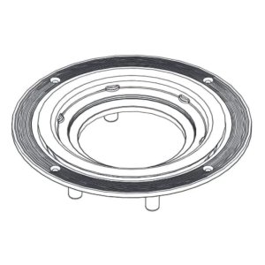 AKW Low Depth GW90 Waste Tuff Form Adaptor Only (25409) - main image 2