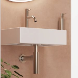 Crosswater Tall Bottle Trap - Brushed Nickel (BTR0402L_V2) - main image 2