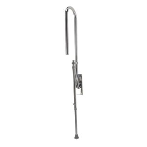 Croydex 850mm Fold Away Hand Rail With Drop Down Leg - Stainless Steel (AP502941) - main image 2
