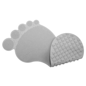 Croydex Big Foot Rubber Bath Mat - Grey (AG220031H) - main image 2