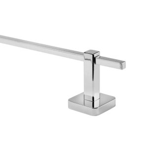 Croydex Flexi-Fix Camberwell Single Towel Rail - Chrome (QM922741) - main image 2