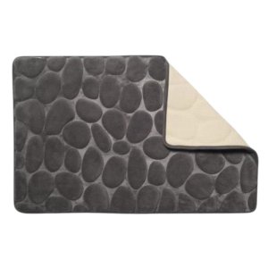 Croydex Grey Pebble Memory Foam Bathroom Mat (AN700131) - main image 2